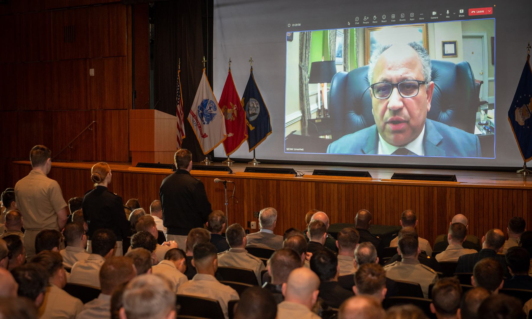 SECNAV Highlights Naval Education and Innovation During NPS Farewell Address