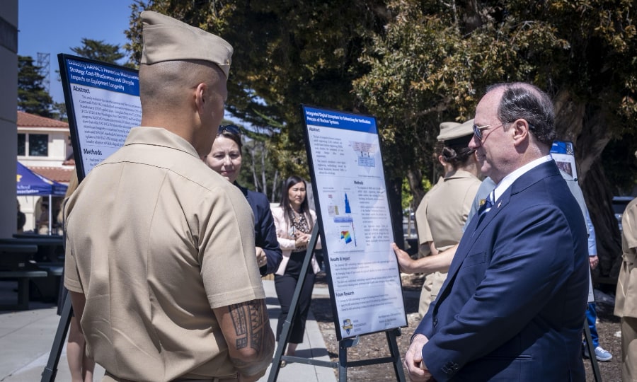 SECNAV Phelan Makes Inaugural Visit to NPS