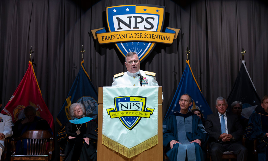 NPS Spring Graduates Challenged to Shape the Future of Warfare and Security