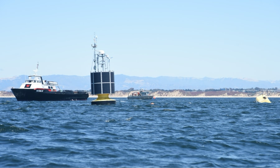 First-of-its-Kind, Self-Powered Ocean Buoy to Enhance NPS Research and 5G Maritime Communication Applications