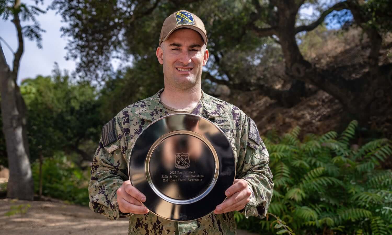 NPS Student Earns Spot on U.S. Navy Pistol Team