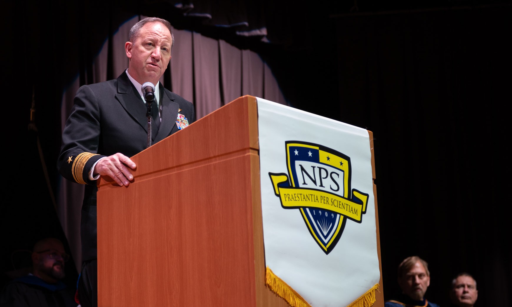 Chief of Naval Personnel Addresses NPS’ 2026 Winter Quarter Graduates