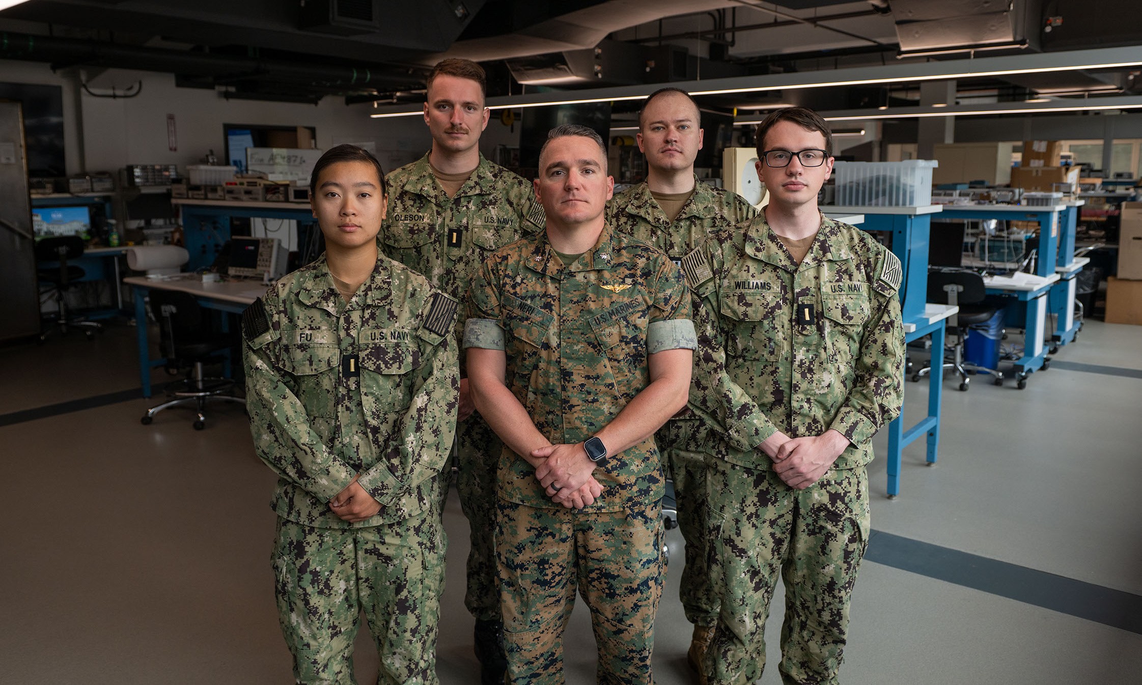 A multidisciplinary team of recent NPS graduates from the space systems, physics and electrical engineering programs developed a Terahertz Imaging Camera, combining their individual thesis research efforts into a functioning payload set for launch to the International Space Station in 2027.
