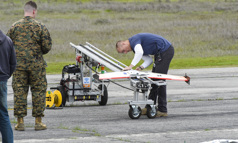 NPS, Academic Partners Take to the Skies in First-Ever UAV Swarm Dogfight