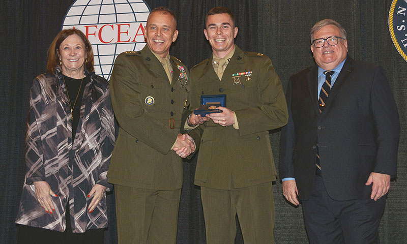 NPS Student Recognized for IW Excellence with 2023 Copernicus Award